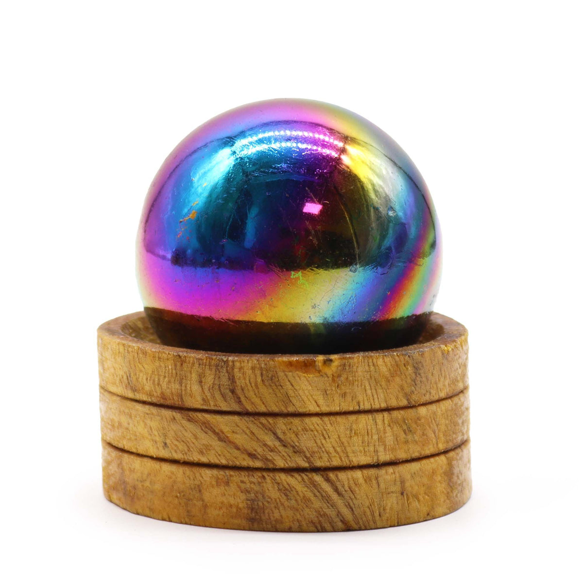 Gemstone Sphere - Amethyst Aura - 50mm