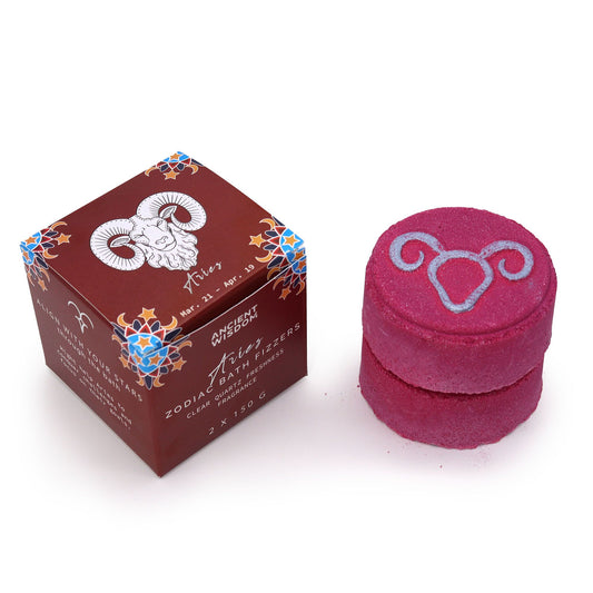 Zodiac Bath Fizzers with Horoscope -  Aries