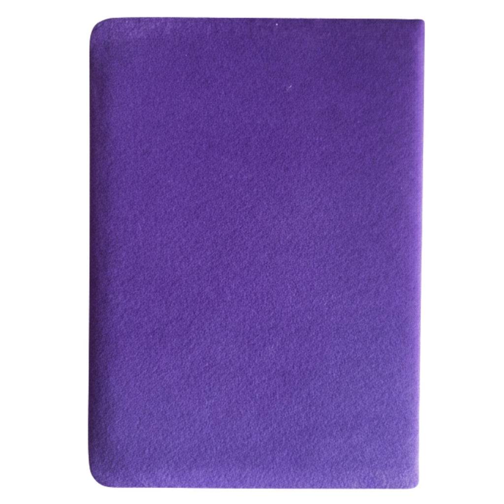 Purple Velvet Notebook - Create Magic