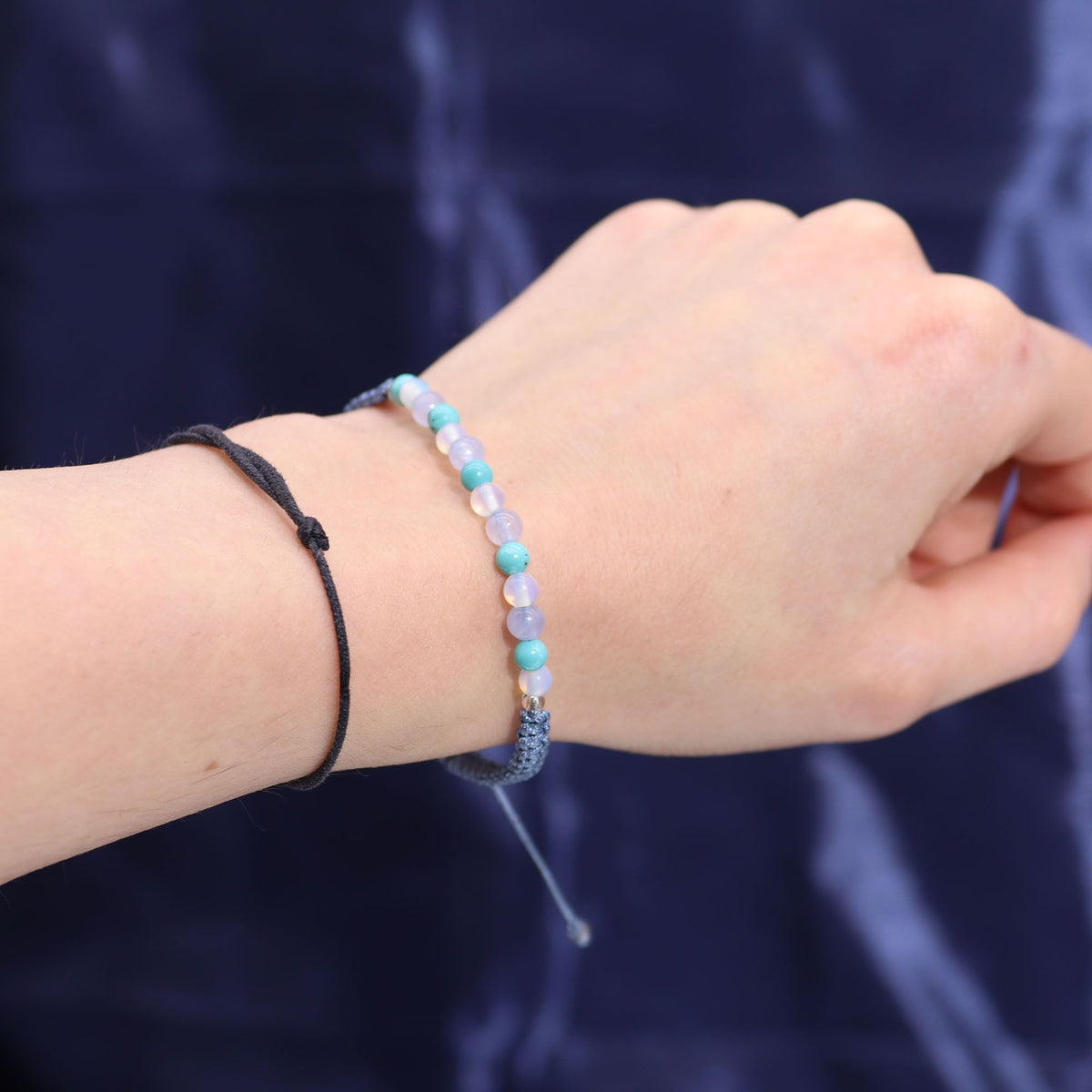 Zodiac Candle & Gemstone Bracelet - Pisces