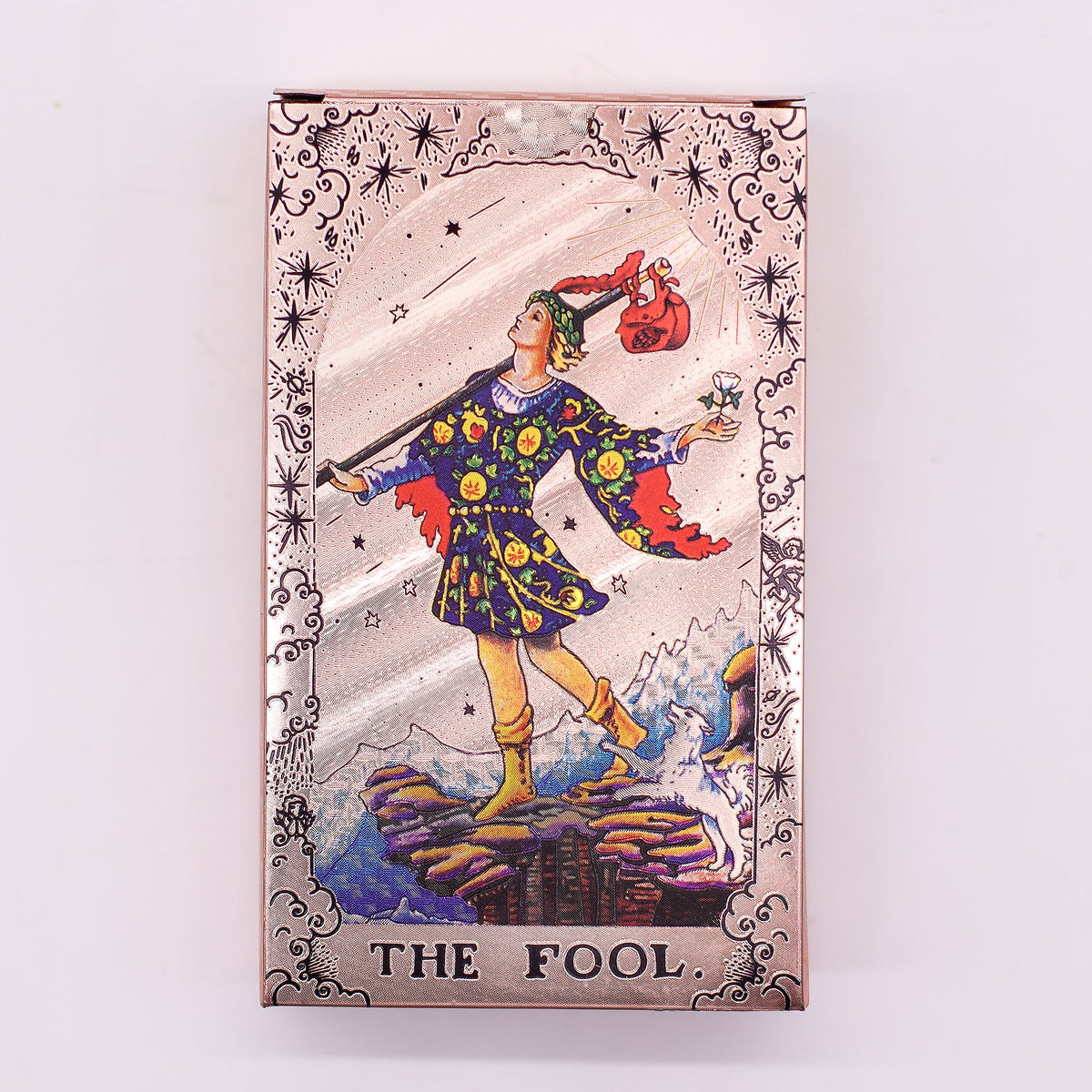 Rose Gold Foil Tarot Card Set - Moon Phase