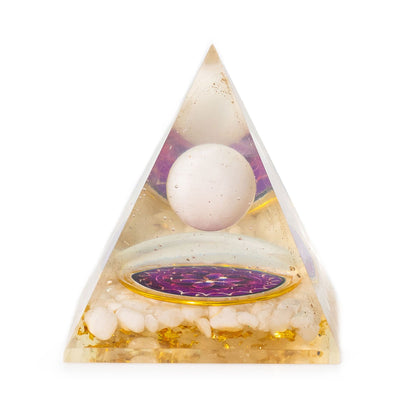 Orgonite Pyramids - Floating Quatz Sphere - Quartz