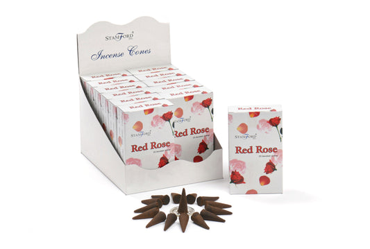 Stamford Red Rose Incense Cones