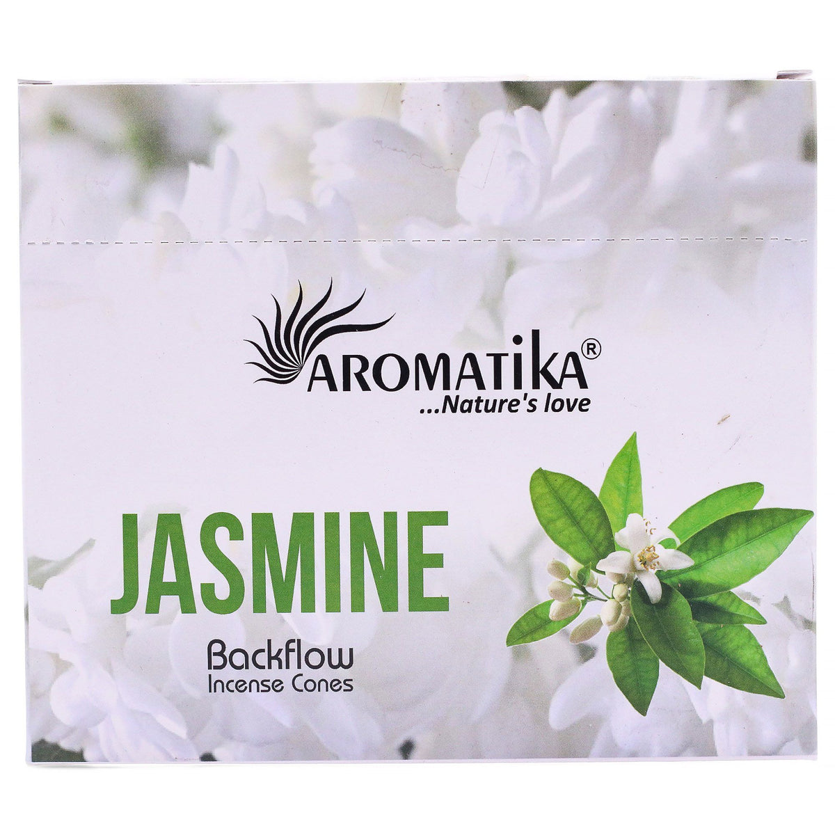 Aromatika Masala Backflow Incense Cones - Jasmine