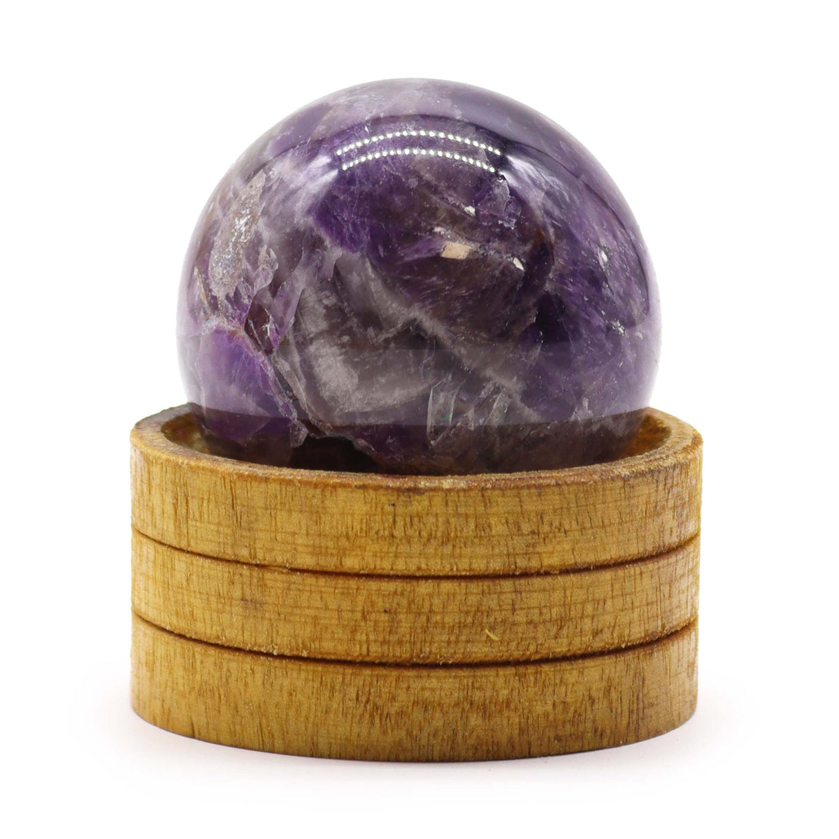Gemstone Sphere - African Amethyst - 50mm