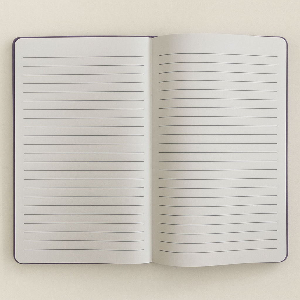Purple Velvet Notebook - Create Magic