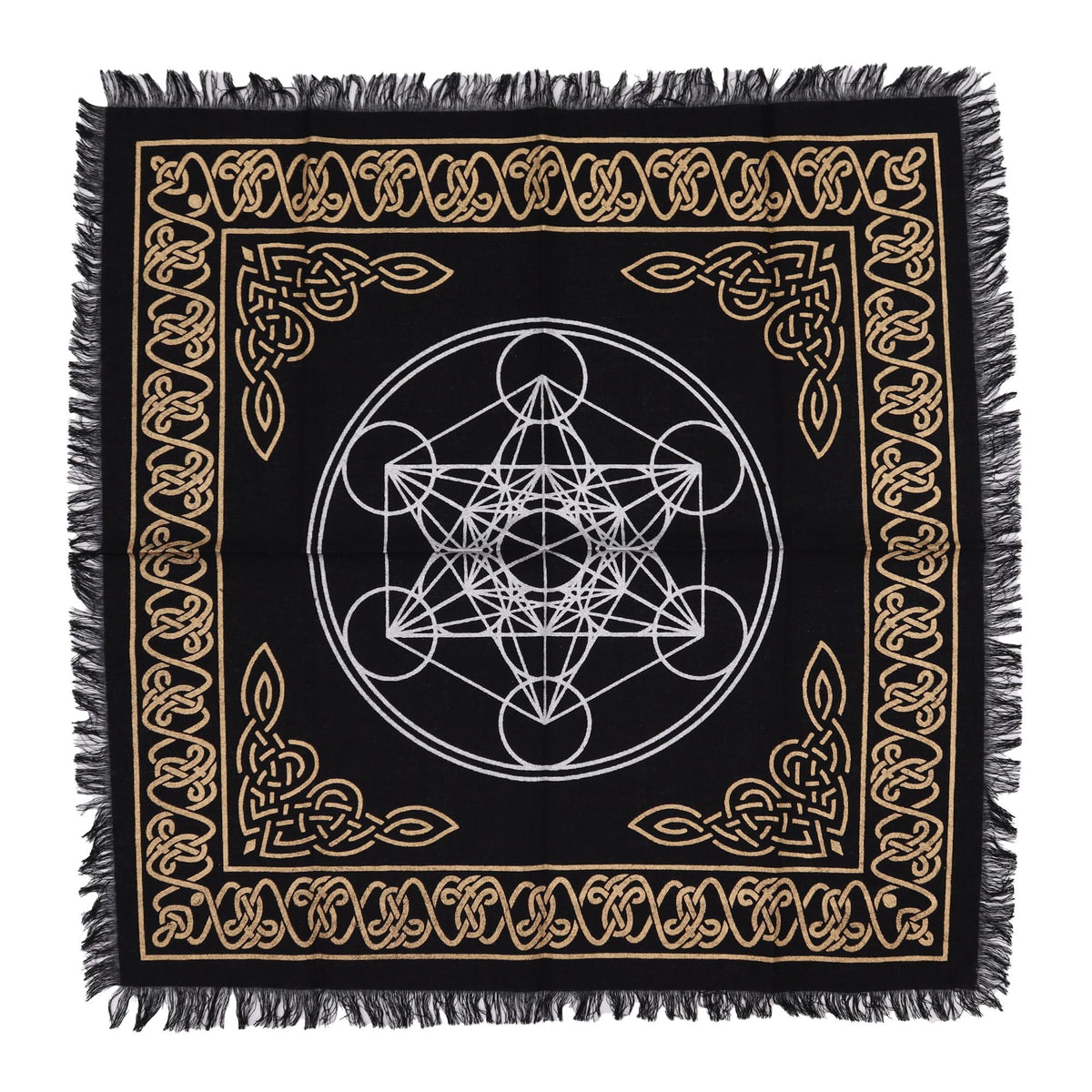 Fringed Altar Cloth - Chakra Chart