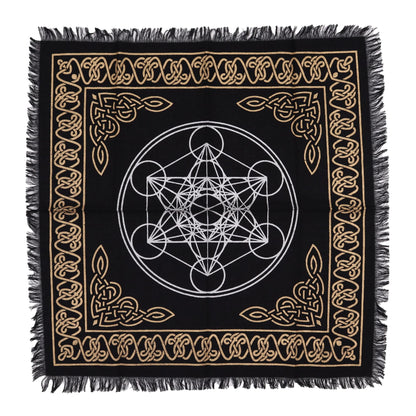Fringed Altar Cloth - Chakra Chart
