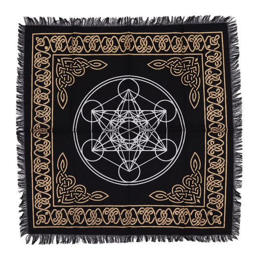 Fringed Altar Cloth - Chakra Chart