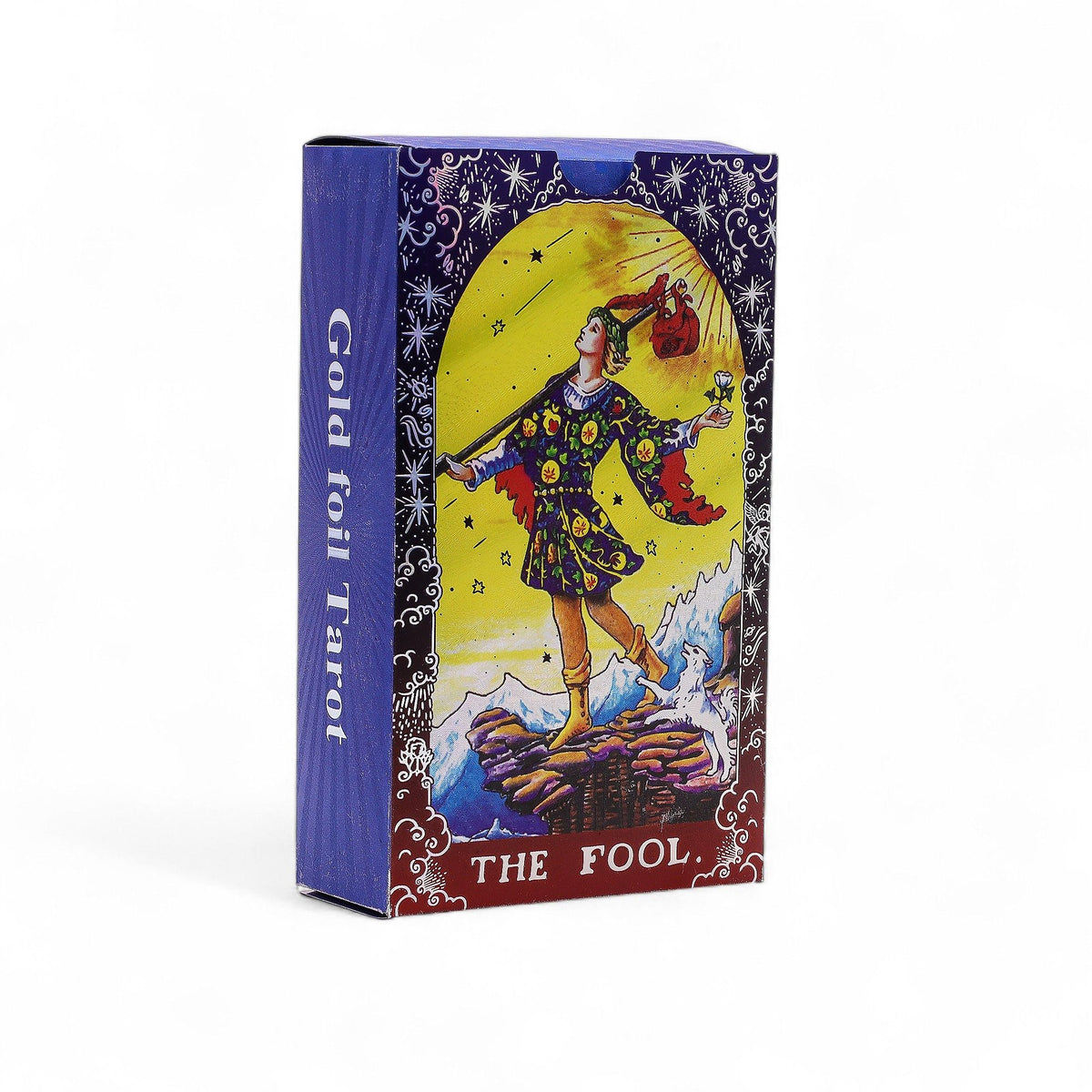 Blue Foil Tarot Card Set - Mandala