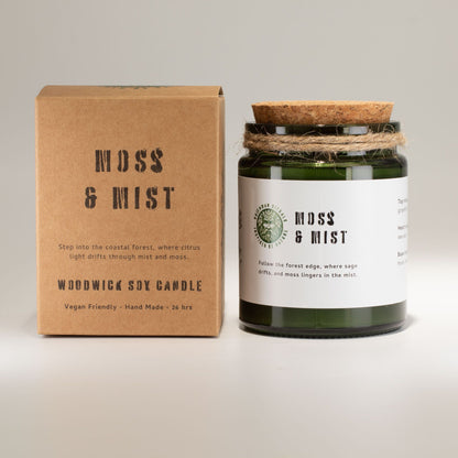 Woodwick Soy Candle - Moss & Mist