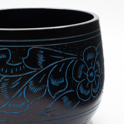 Cauldron Singing Bowl - Magic Mushroom - Blue