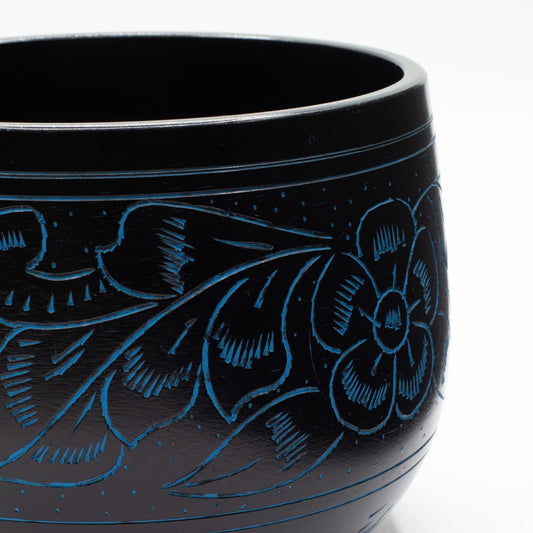 Cauldron Singing Bowl - Magic Mushroom - Blue