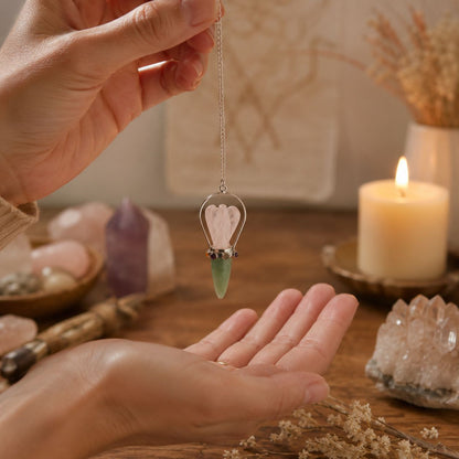 The Heart Oracle - Two Piece Angel Pendulum
