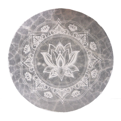 Medium Charging Plate -  Lotus Mandala