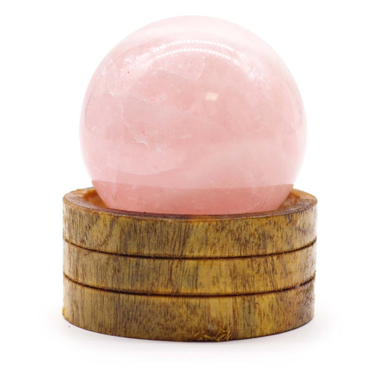 Gemstone Sphere - Rose Quartz - 50mm