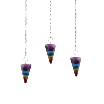 Pendulum - 7 Slice Chakra Style