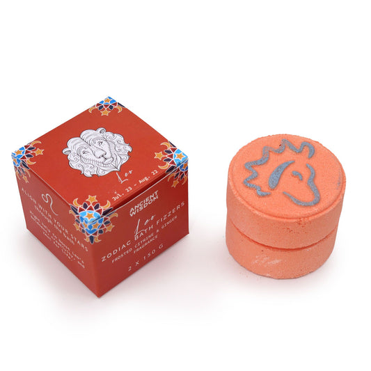Zodiac Bath Fizzers with Horoscope - Leo