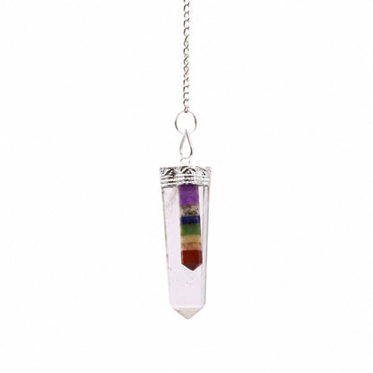 Crystal - 7 Chakra Bounded Pendant