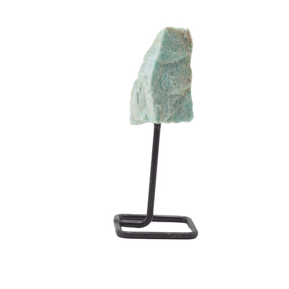 Mineral Specimen on Metal Stand - Amazonite
