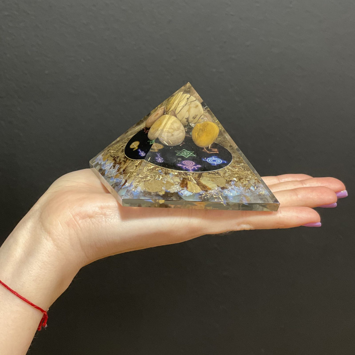 Orgonite Pyramid - Midnight Reiki