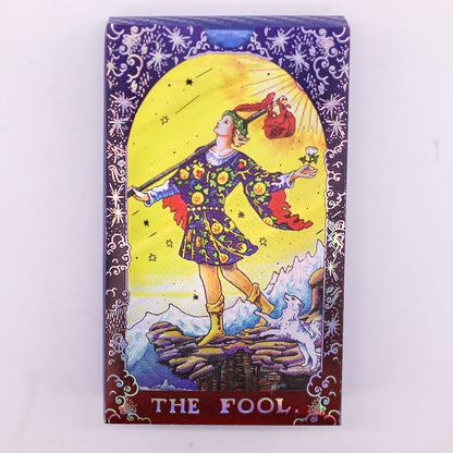 Blue Foil Tarot Card Set - Mandala