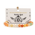 Petite Power Bracelet - Rainbow Agate
