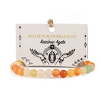 Petite Power Bracelet - Rainbow Agate