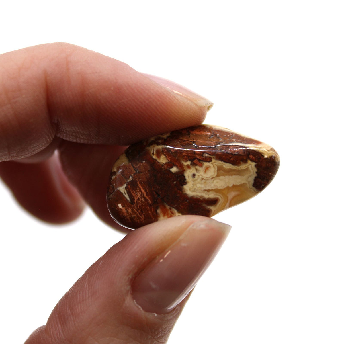 Small Tumble Stones - Light Jasper - Brecciated
