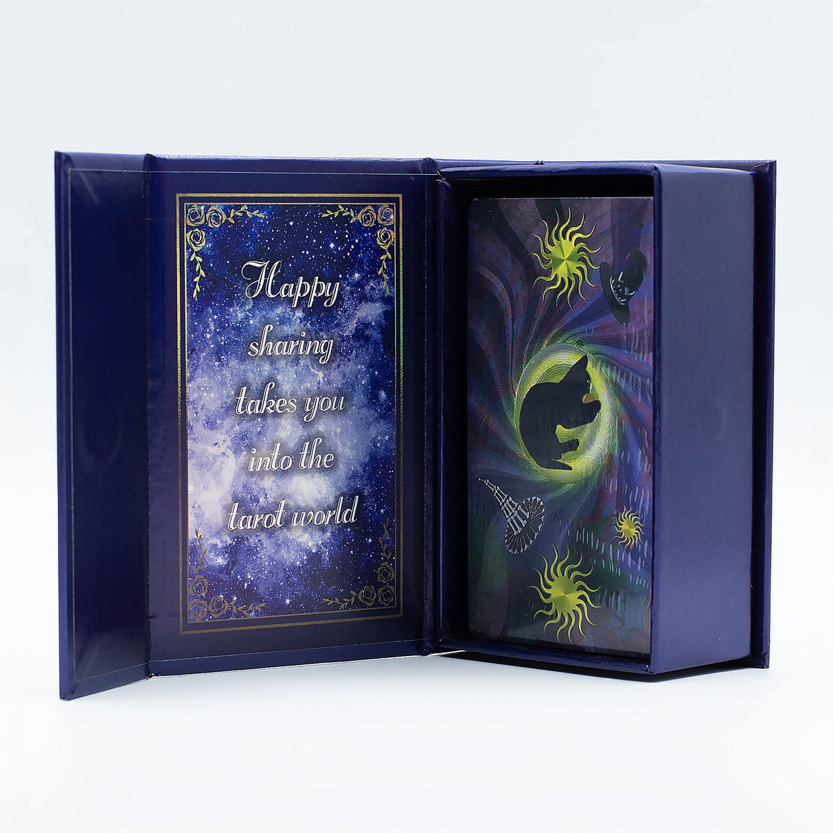 Purple Foil Tarot Card Set - Witch Tarot