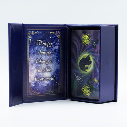 Purple Foil Tarot Card Set - Witch Tarot