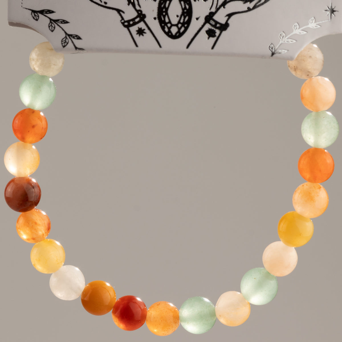 Petite Power Bracelet - Rainbow Agate