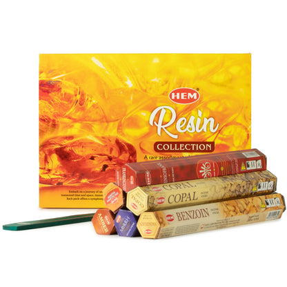 HEM Hexagonal Incense - Resin Collection & Ashcatcher (Pack of 6)