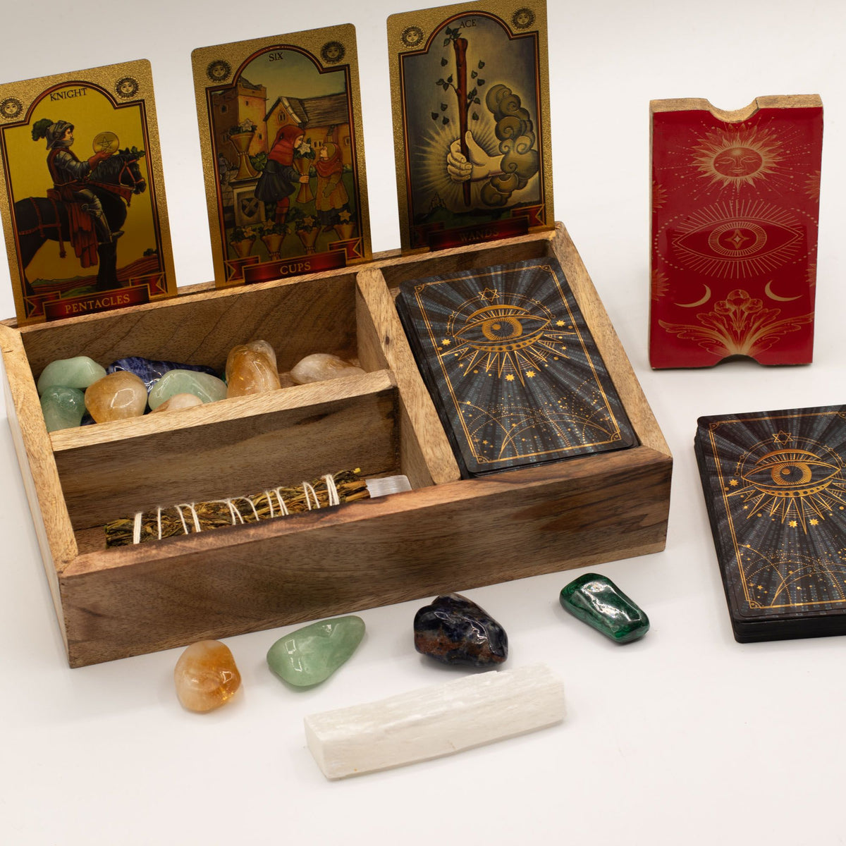 Three Section Tarot Box