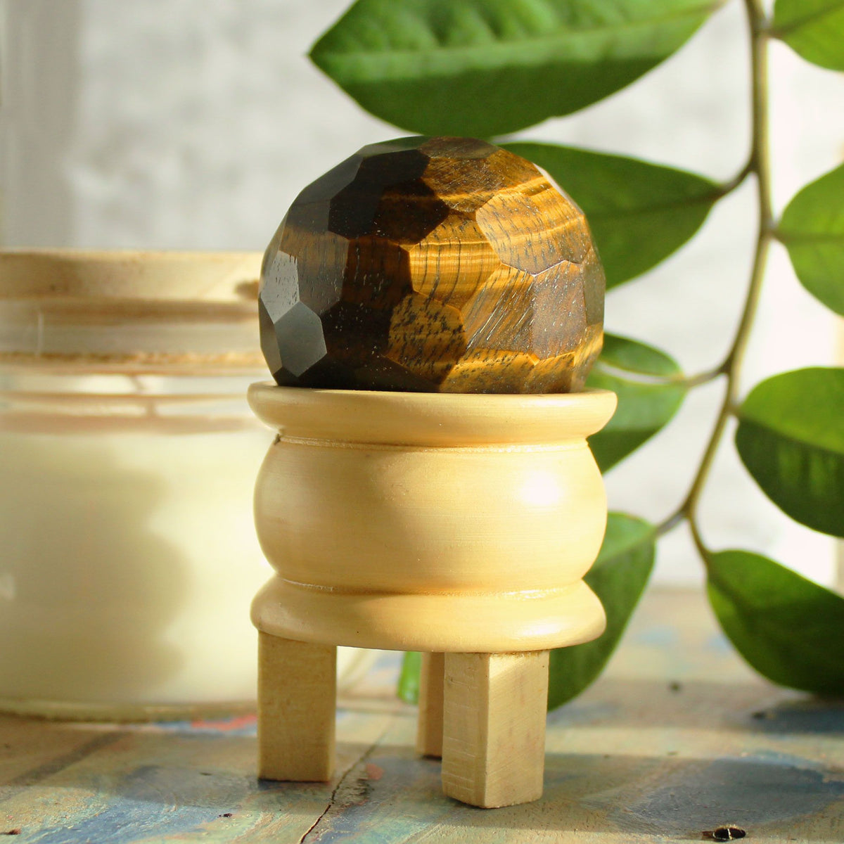 Gemstone Healing Ball - Tigereye