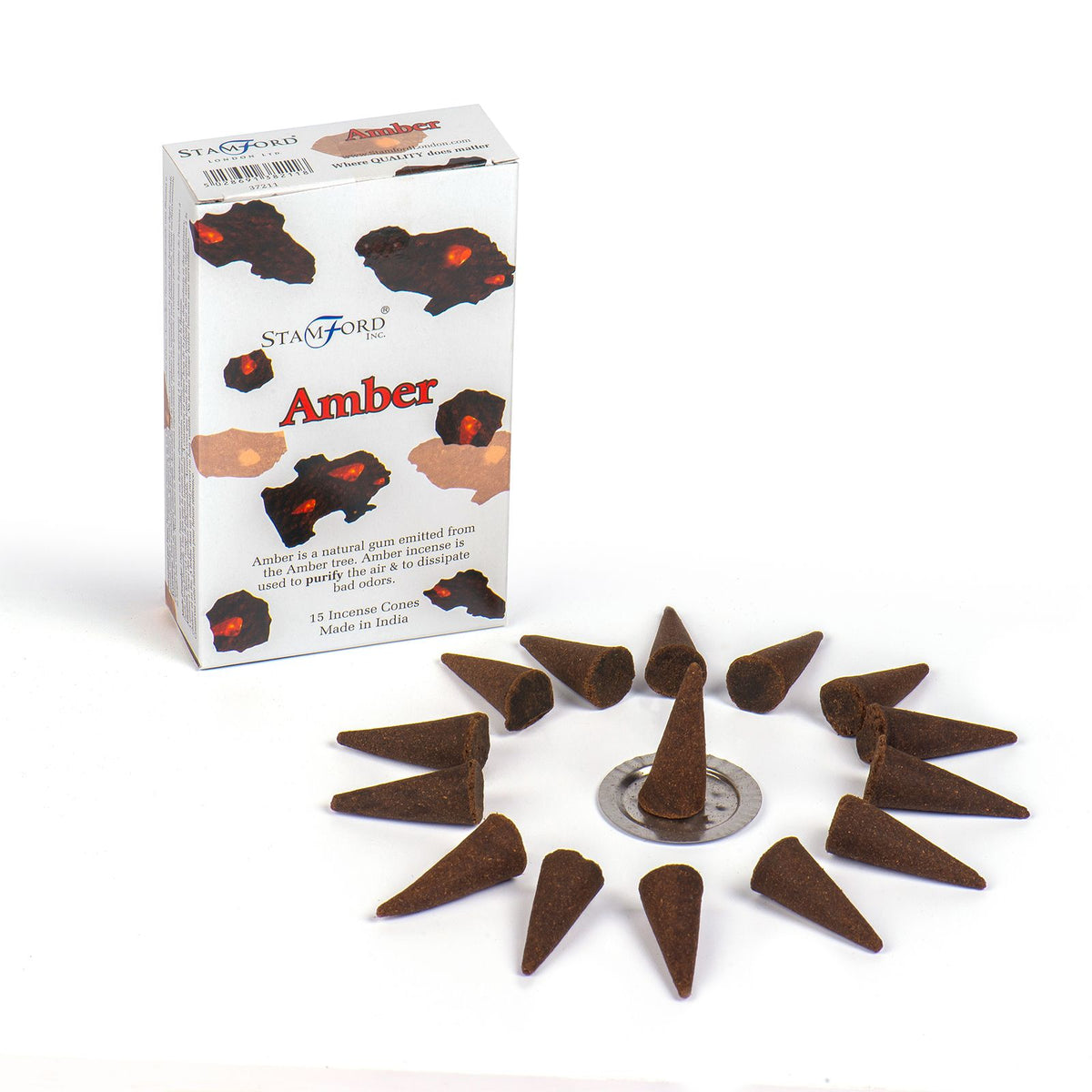 Stamford Amber Incense Cones