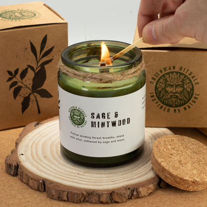 Woodwick Soy Candle - Ash & Woodsmoke
