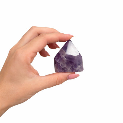 Amethyst Gemstone Top Polished Points