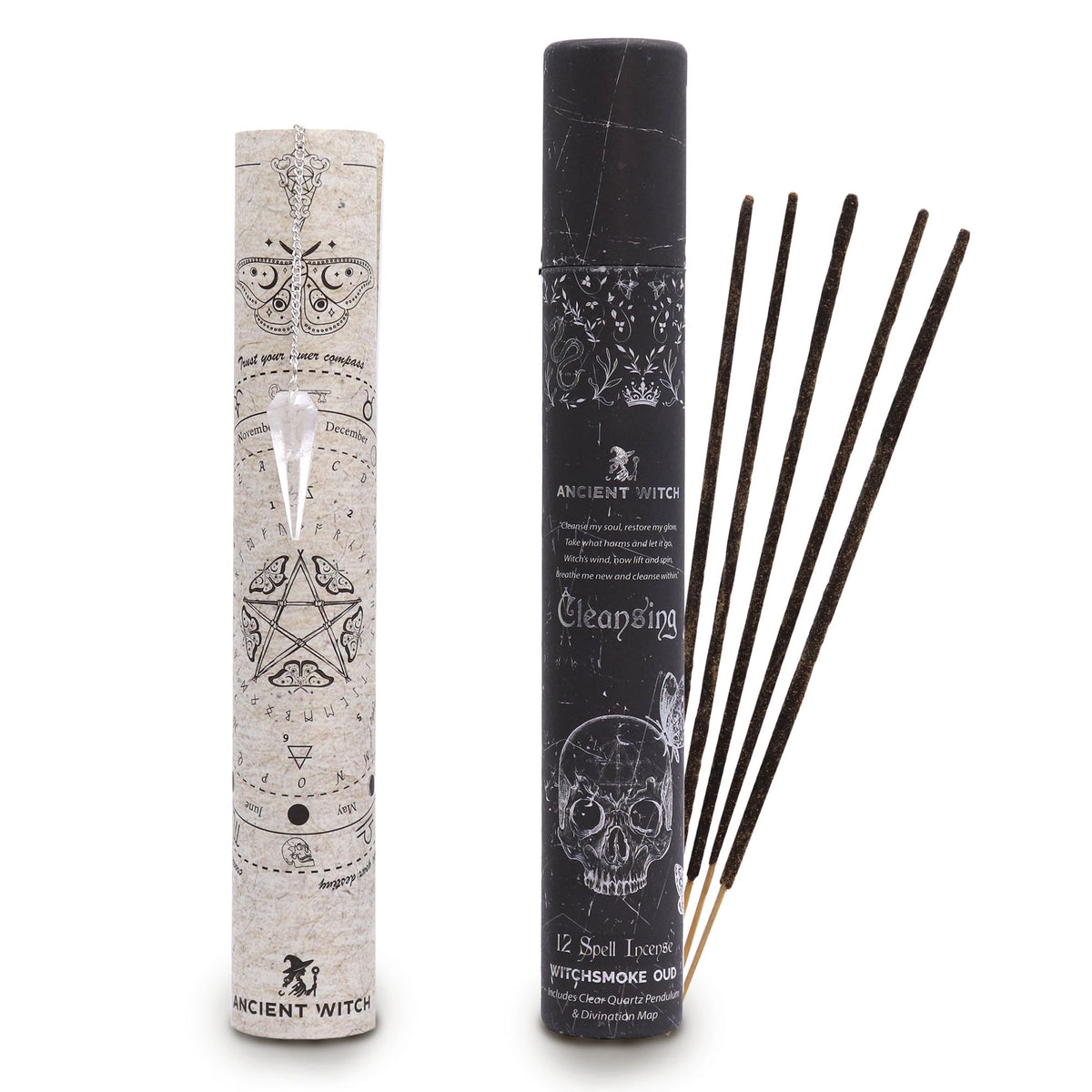 Ancient Witch Spell Incense - Cleansing - Crystal Pendulum