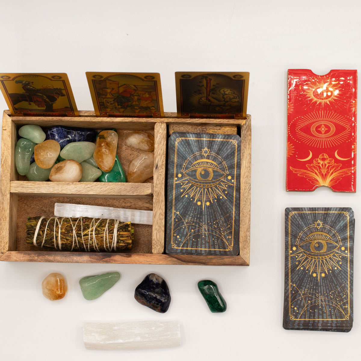 Three Section Tarot Box