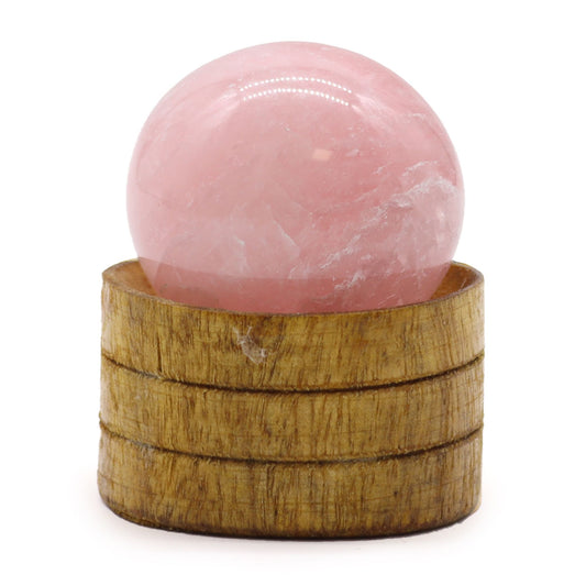 Gemstone Sphere - Rose Quartz - 40mm