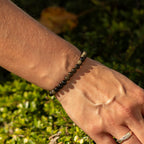 Petite Power Bracelet - Gold Obsidian