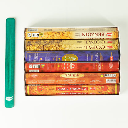 HEM Hexagonal Incense - Resin Collection & Ashcatcher (Pack of 6)