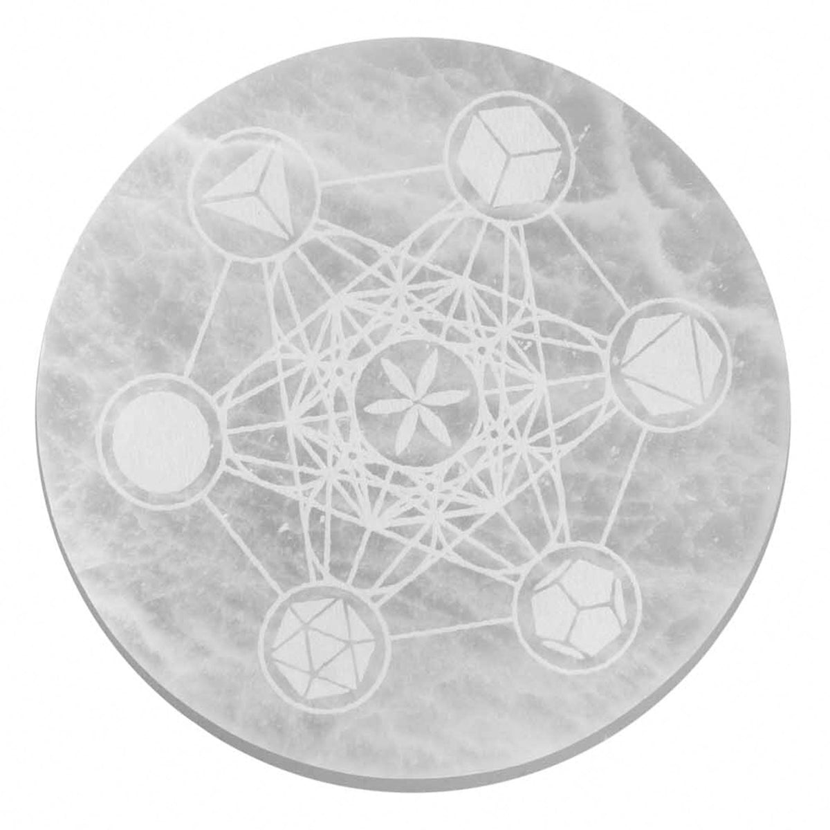 Large Charging Plate - Sacred Geometry