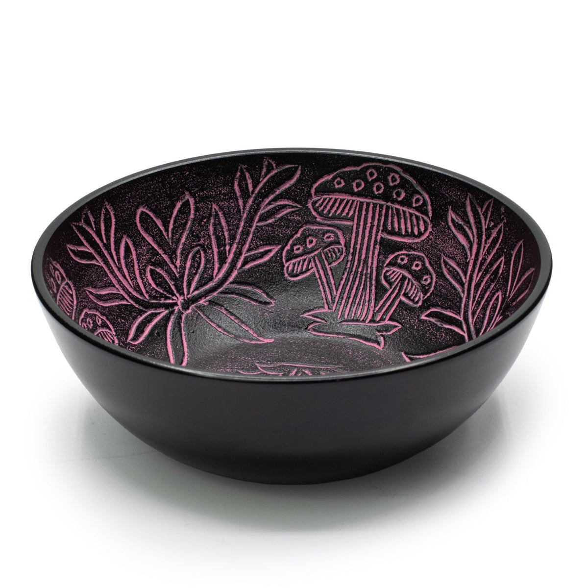 Aluminum Singing Bowl - Magic Mushroom - Pink