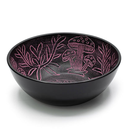 Aluminum Singing Bowl - Magic Mushroom - Pink