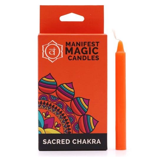 Orange Manifest Magic Candles - Sacred Chakra