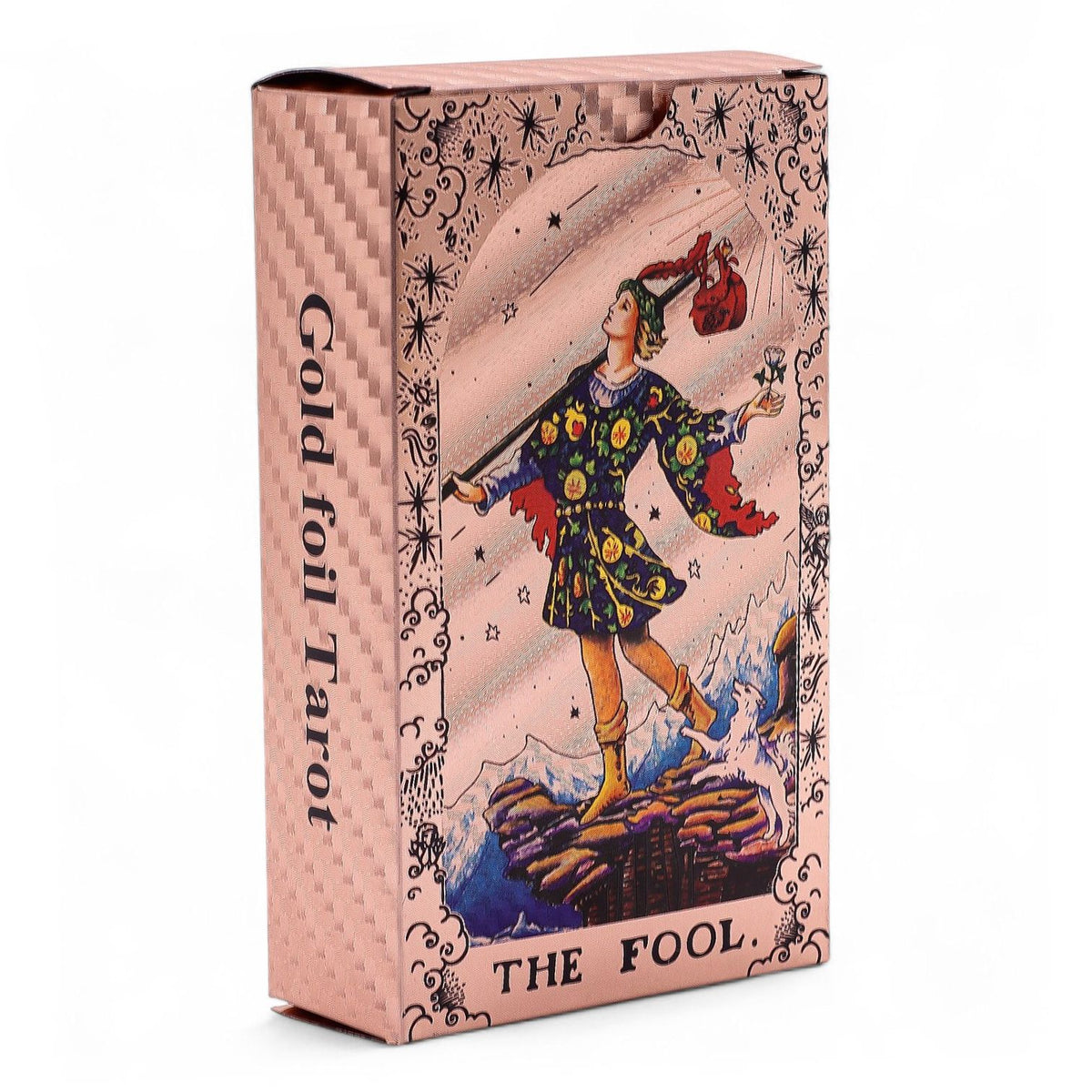 Rose Gold Foil Tarot Card Set - Moon Phase
