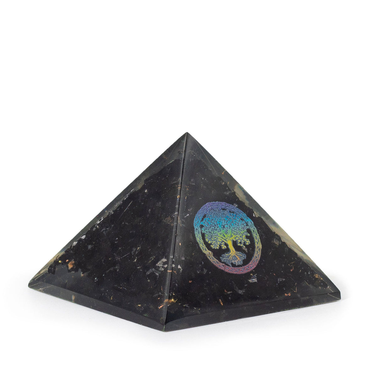 Small Orgonite Pyramids - Tree of Life - Black Tourmaline