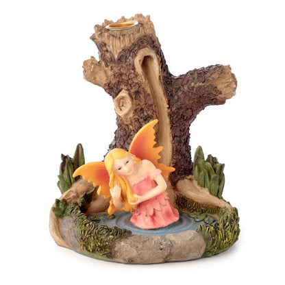 Backflow Incense Burner - Tree Fairy Lake